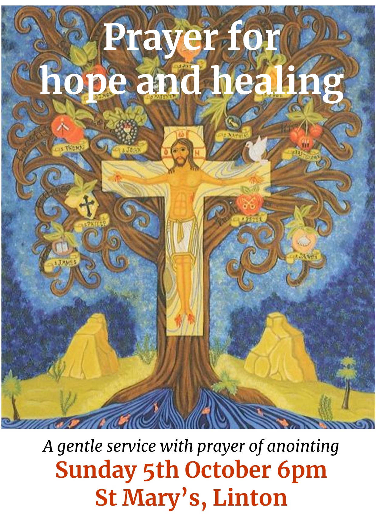 Hope and healing A4 poster (Oc